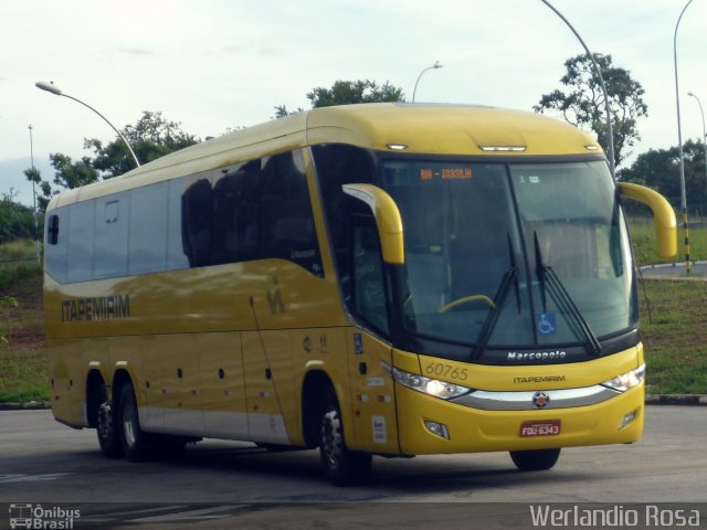 Viação Itapemirim 60765 na cidade de Brasília, Distrito Federal, Brasil, por Werlandio Rosa. ID da foto: 3182936.