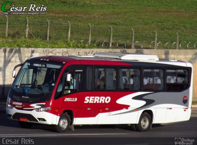 Viação Serro 26113 na cidade de Belo Horizonte, Minas Gerais, Brasil, por César Ônibus. Número da foto: #3183443.