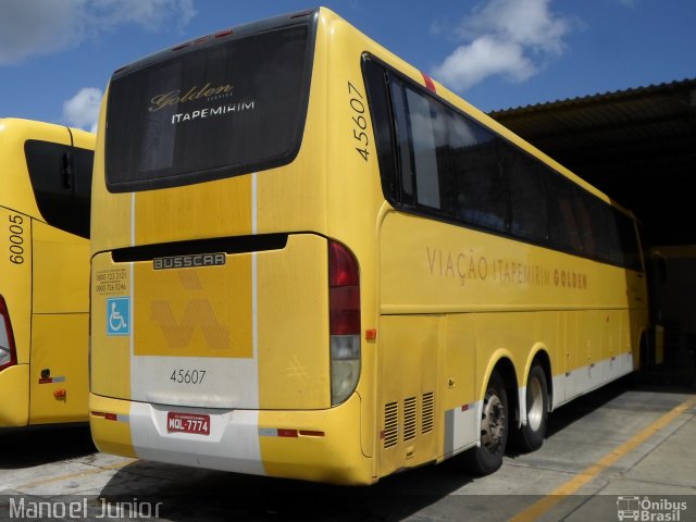 Viação Itapemirim 45607 na cidade de Vitória da Conquista, Bahia, Brasil, por Manoel Junior. ID da foto: 3182868.