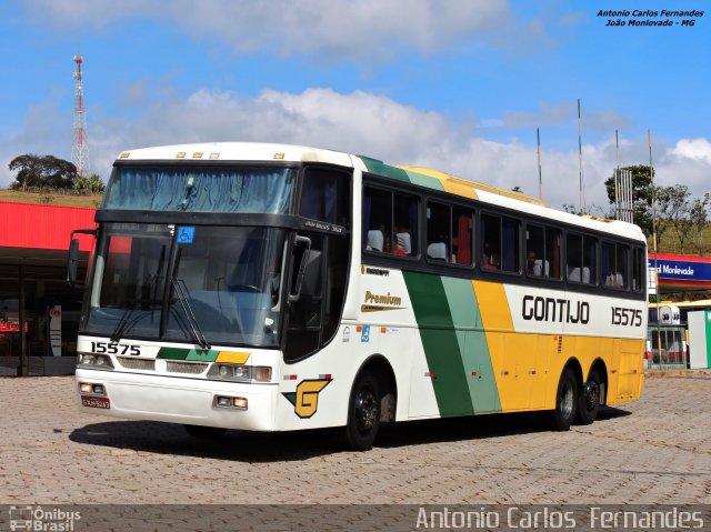 Empresa Gontijo de Transportes 15575 na cidade de João Monlevade, Minas Gerais, Brasil, por Antonio Carlos Fernandes. ID da foto: 3182560.