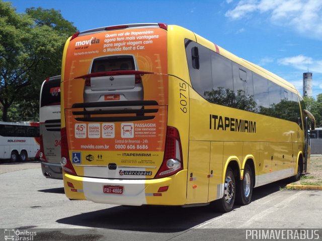 Viação Itapemirim 60715 na cidade de São Paulo, São Paulo, Brasil, por Alexandre Rodrigo. ID da foto: 3184022.