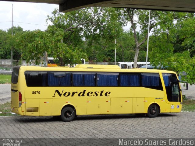 Viação Nordeste 8070 na cidade de João Pessoa, Paraíba, Brasil, por Marcelo Soares Cardoso. Número da foto: #3183156.