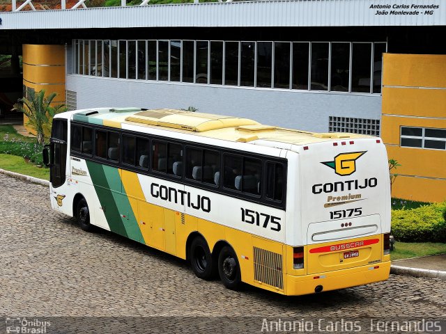 Empresa Gontijo de Transportes 15175 na cidade de João Monlevade, Minas Gerais, Brasil, por Antonio Carlos Fernandes. ID da foto: 3182550.