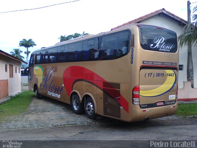 Poloni Turismo 3200 na cidade de Ubatuba, São Paulo, Brasil, por Pedro Locatelli. Número da foto: #3248149.