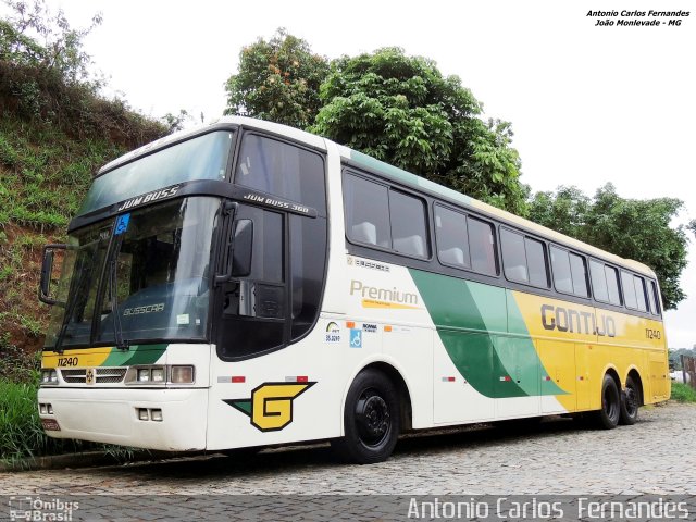 Empresa Gontijo de Transportes 11240 na cidade de João Monlevade, Minas Gerais, Brasil, por Antonio Carlos Fernandes. ID da foto: 3247796.