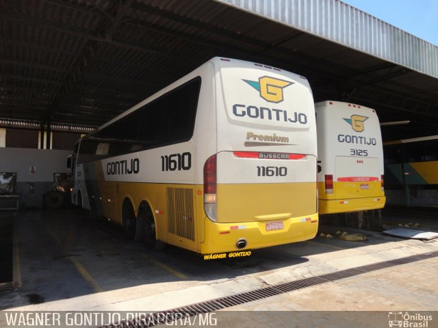 Empresa Gontijo de Transportes 11610 na cidade de Pirapora, Minas Gerais, Brasil, por Wagner Gontijo Várzea da Palma-mg. ID da foto: 3248568.