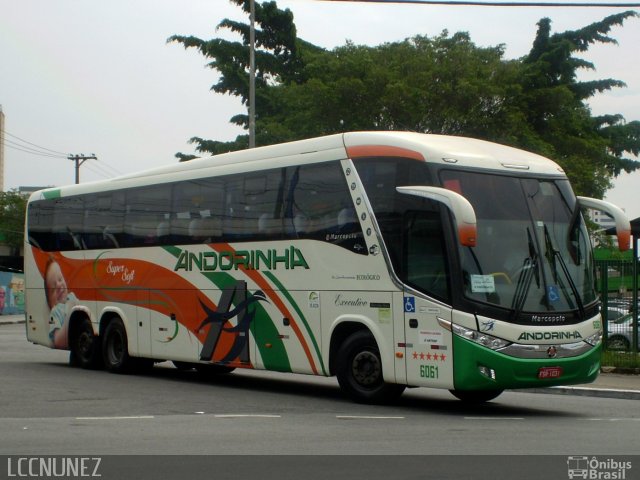 Empresa de Transportes Andorinha 6061 na cidade de São Paulo, São Paulo, Brasil, por Luis Nunez. Número da foto: #3249221.