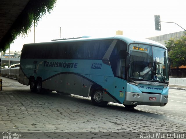 Transnorte - Transporte e Turismo Norte de Minas 62000 na cidade de Belo Horizonte, Minas Gerais, Brasil, por Adão Raimundo Marcelino. ID da foto: 3249016.