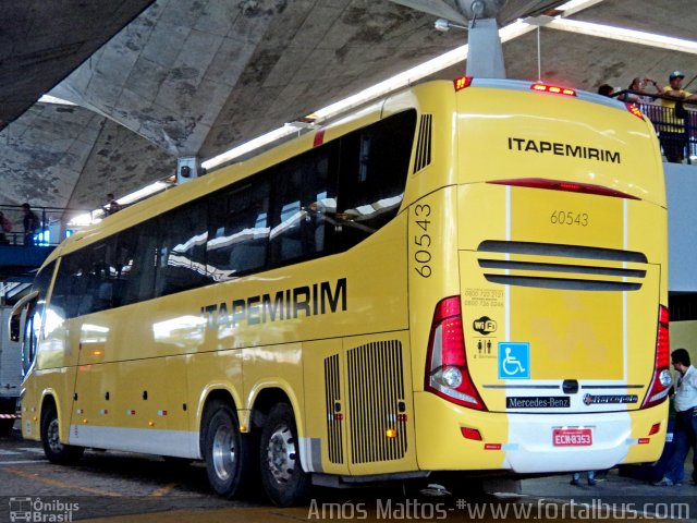 Viação Itapemirim 60543 na cidade de Fortaleza, Ceará, Brasil, por Amós  Mattos. Número da foto: #3248633.