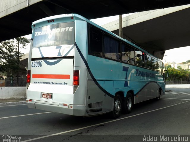 Transnorte - Transporte e Turismo Norte de Minas 62000 na cidade de Belo Horizonte, Minas Gerais, Brasil, por Adão Raimundo Marcelino. ID da foto: 3249026.