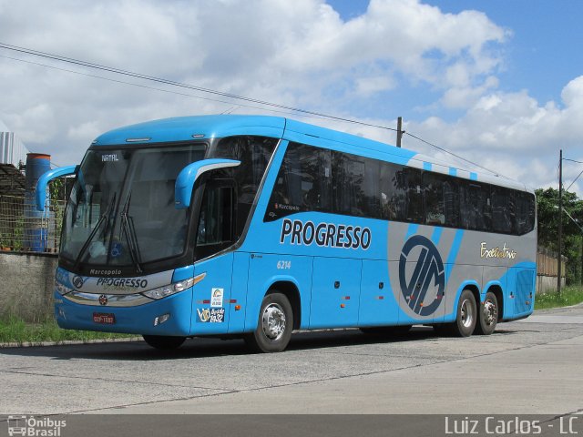 Auto Viação Progresso 6214 na cidade de Recife, Pernambuco, Brasil, por Luiz Carlos de Santana. Número da foto: #3248427.