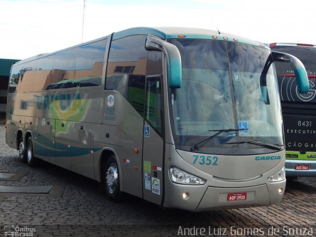 Viação Garcia 7352 na cidade de Londrina, Paraná, Brasil, por André Luiz Gomes de Souza. ID da foto: 3249177.