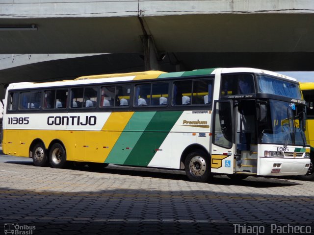 Empresa Gontijo de Transportes 11385 na cidade de Belo Horizonte, Minas Gerais, Brasil, por Thiago  Pacheco. ID da foto: 3248990.