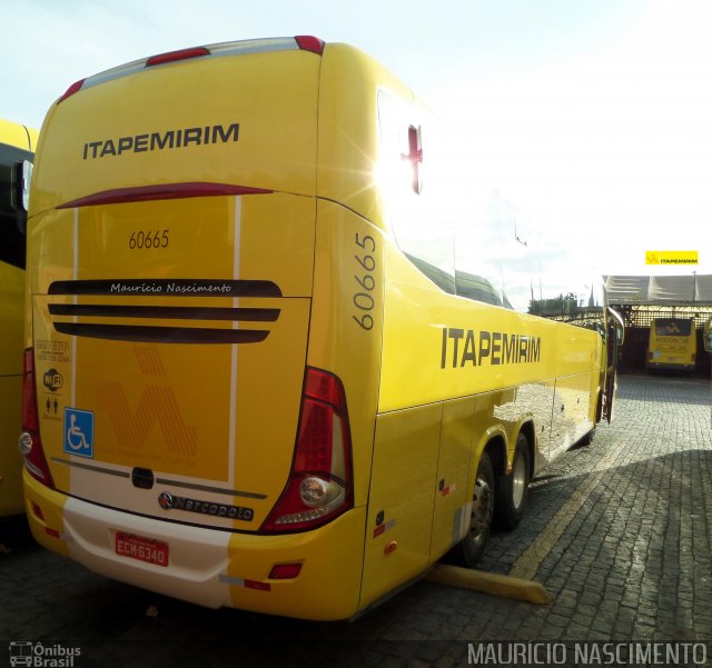 Viação Itapemirim 60665 na cidade de Belo Horizonte, Minas Gerais, Brasil, por Maurício Nascimento. Número da foto: #3248650.