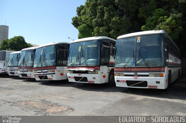 Pássaro Prata Transportadora Turística 3680 na cidade de Sorocaba, São Paulo, Brasil, por EDUARDO - SOROCABUS. Número da foto: #3251291.