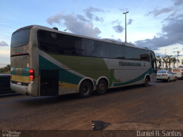 Transbrasiliana Transportes e Turismo 50107 na cidade de Samambaia, Distrito Federal, Brasil, por Daniel Rocha dos Santos. Número da foto: #3250651.