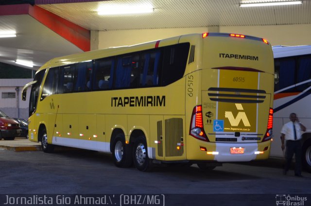 Viação Itapemirim 60515 na cidade de Juiz de Fora, Minas Gerais, Brasil, por Giovanini Mendes do Carmo. ID da foto: 3249905.