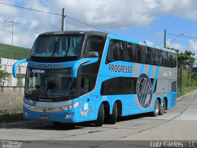 Auto Viação Progresso 6014 na cidade de Recife, Pernambuco, Brasil, por Luiz Carlos de Santana. Número da foto: #3250673.