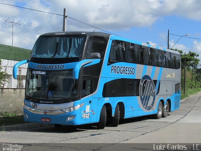 Auto Viação Progresso 6014 na cidade de Recife, Pernambuco, Brasil, por Luiz Carlos de Santana. ID da foto: 3250673.