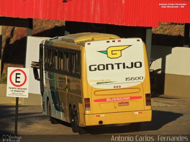 Empresa Gontijo de Transportes 15600 na cidade de João Monlevade, Minas Gerais, Brasil, por Antonio Carlos Fernandes. ID da foto: 3250136.