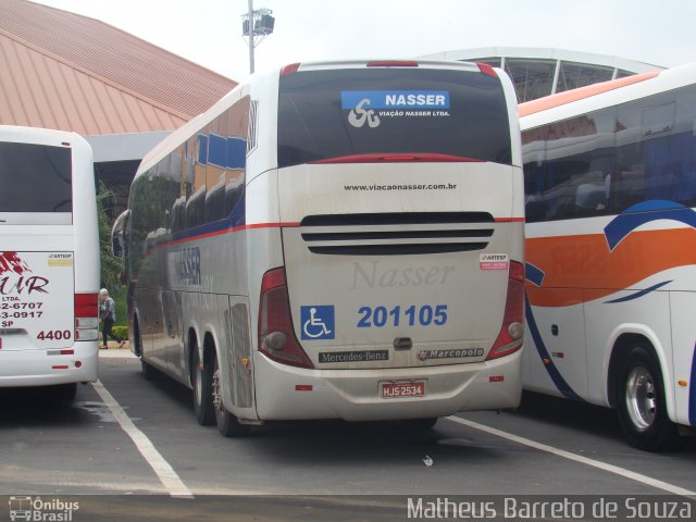 Viação Nasser 201105 na cidade de Aparecida, São Paulo, Brasil, por Matheus Barreto de Souza. Número da foto: #3249737.