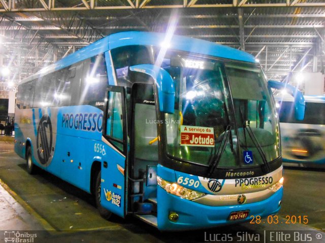 Auto Viação Progresso 6590 na cidade de Recife, Pernambuco, Brasil, por Lucas Silva. Número da foto: #3250378.