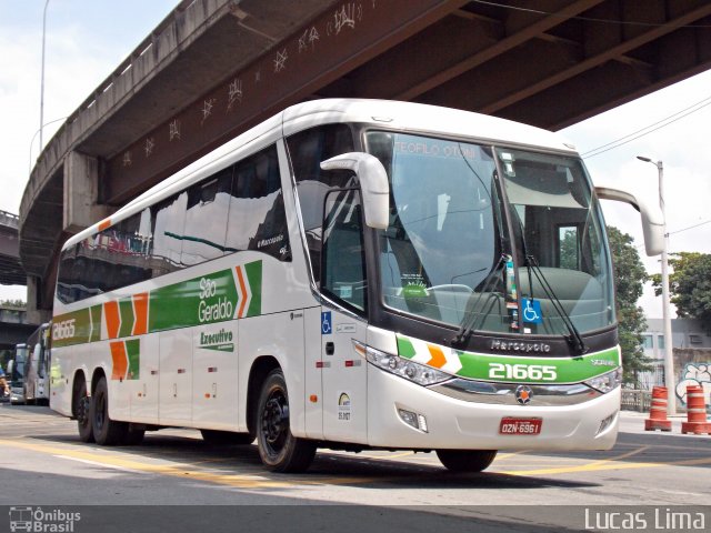 Cia. São Geraldo de Viação 21665 na cidade de Rio de Janeiro, Rio de Janeiro, Brasil, por Lucas Lima. Número da foto: #3250171.