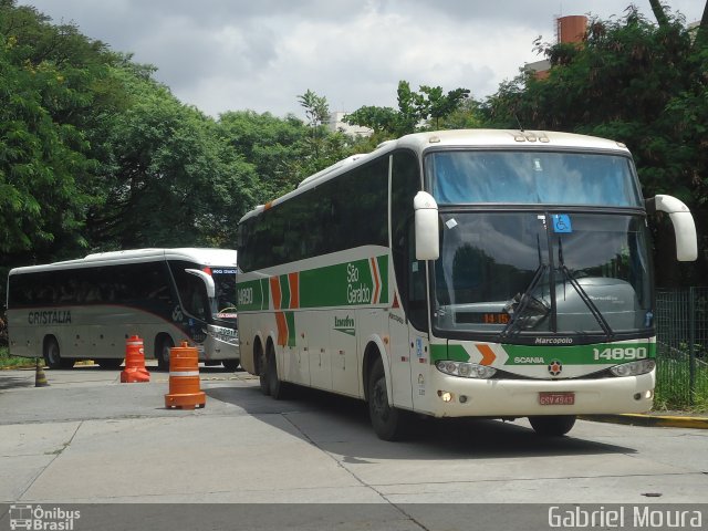Cia. São Geraldo de Viação 14890 na cidade de São Paulo, São Paulo, Brasil, por Gabriel Moura. Número da foto: #3186661.
