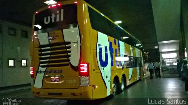 UTIL - União Transporte Interestadual de Luxo 11501 na cidade de Belo Horizonte, Minas Gerais, Brasil, por Lucas Santos. Número da foto: #3184302.