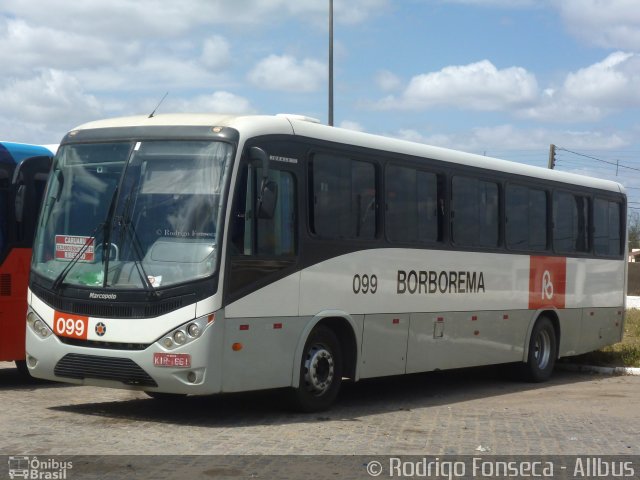 Borborema Imperial Transportes 099 na cidade de Caruaru, Pernambuco, Brasil, por Rodrigo Fonseca. Número da foto: #3184759.
