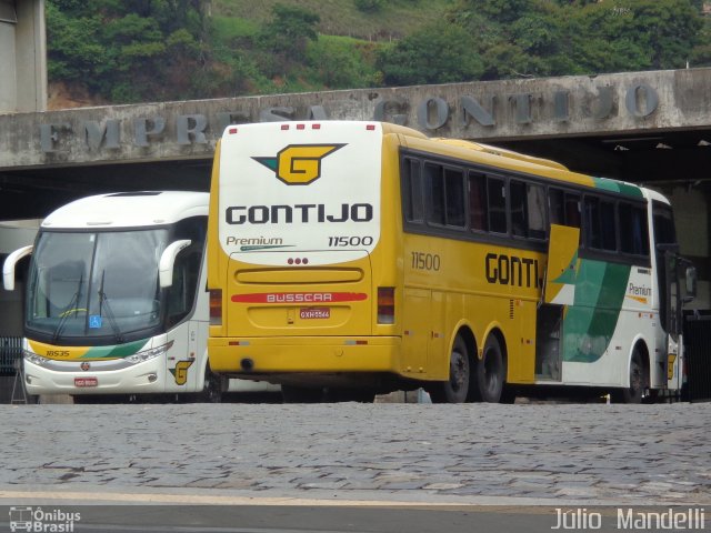 Empresa Gontijo de Transportes 11500 na cidade de Belo Horizonte, Minas Gerais, Brasil, por Júlio  Mandelli. Número da foto: #3185881.