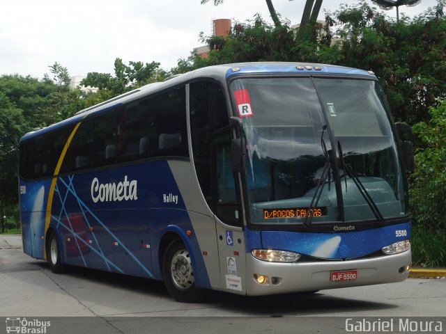 Viação Cometa 5500 na cidade de São Paulo, São Paulo, Brasil, por Gabriel Moura. ID da foto: 3186675.