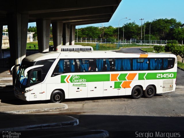 Cia. São Geraldo de Viação 21450 na cidade de Aracaju, Sergipe, Brasil, por Sergio Marques . ID da foto: 3184839.