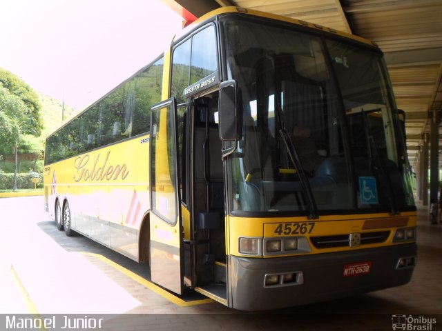 Viação Itapemirim 45267 na cidade de Queluz, São Paulo, Brasil, por Manoel Junior. Número da foto: #3185013.