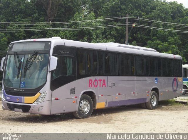 Rota Transportes Rodoviários 7445 na cidade de Duque de Caxias, Rio de Janeiro, Brasil, por Marcelo Candido de Oliveira. ID da foto: 3185712.