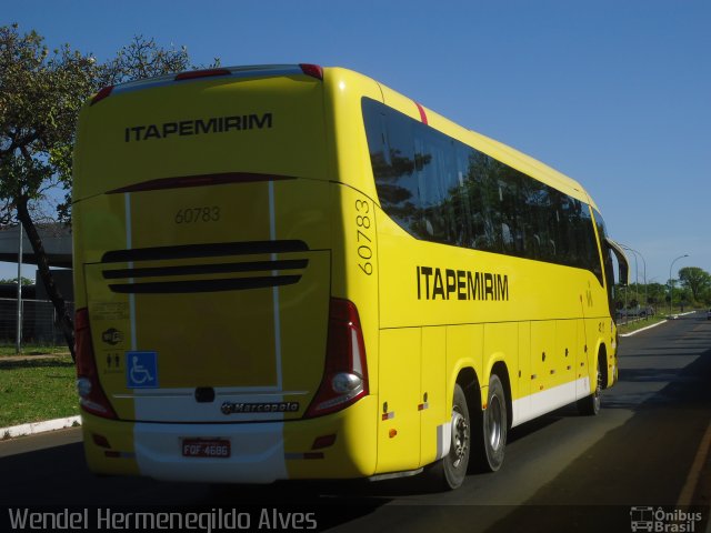 Viação Itapemirim 60783 na cidade de Brasília, Distrito Federal, Brasil, por Wendel Hermenegildo Alves. Número da foto: #3185436.