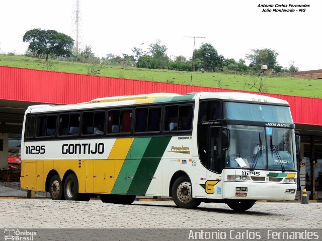 Empresa Gontijo de Transportes 11295 na cidade de João Monlevade, Minas Gerais, Brasil, por Antonio Carlos Fernandes. ID da foto: 3187218.