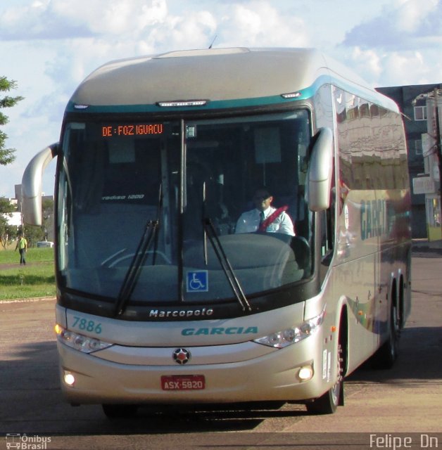 Viação Garcia 7886 na cidade de Cascavel, Paraná, Brasil, por Felipe  Dn. ID da foto: 3188257.