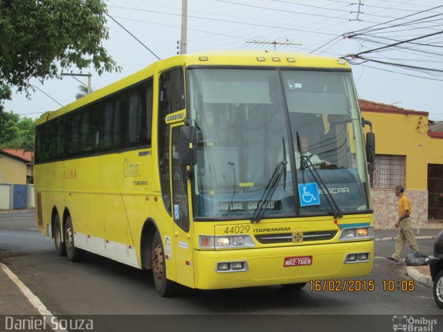 Viação Itapemirim 44029 na cidade de Ribeirão Preto, São Paulo, Brasil, por Daniel Souza. Número da foto: #3188510.