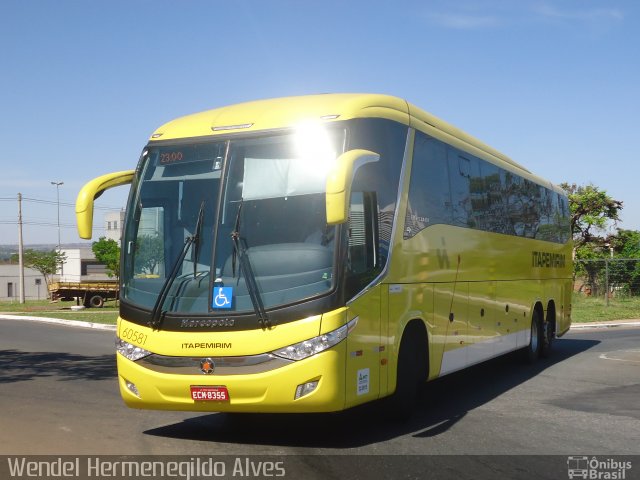 Viação Itapemirim 60581 na cidade de Brasília, Distrito Federal, Brasil, por Wendel Hermenegildo Alves. ID da foto: 3189079.