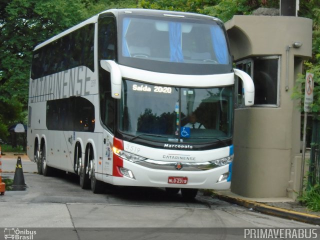 Auto Viação Catarinense 3519 na cidade de São Paulo, São Paulo, Brasil, por Alexandre Rodrigo. Número da foto: #3190204.