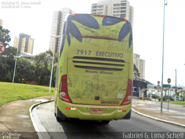 Viação Garcia 7917 na cidade de Jundiaí, São Paulo, Brasil, por Gabriel Giacomin de Lima. Número da foto: #3193399.