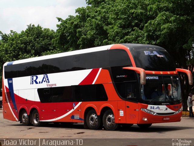 R.A. Viagens 7800 na cidade de Araguaína, Tocantins, Brasil, por João Victor. ID da foto: 3192687.