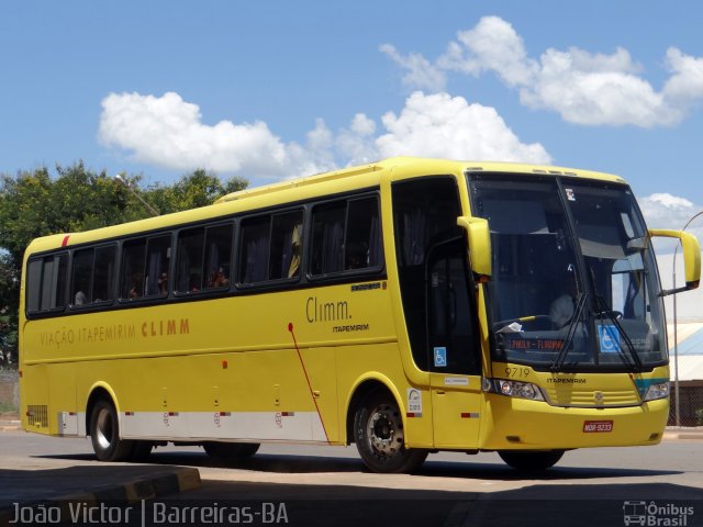 Viação Itapemirim 9719 na cidade de Barreiras, Bahia, Brasil, por João Victor. ID da foto: 3192712.