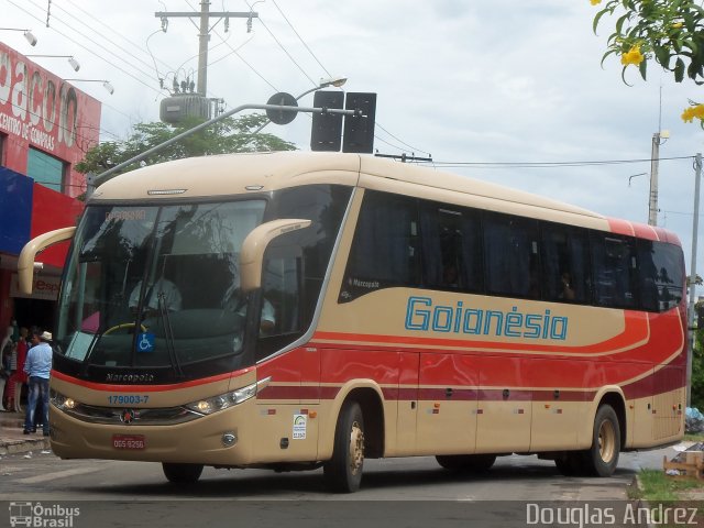 Auto Viação Goianésia 179003-7 na cidade de Goiânia, Goiás, Brasil, por Douglas Andrez. Número da foto: #3195435.