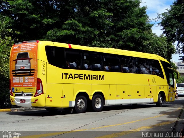 Viação Itapemirim 60793 na cidade de São Paulo, São Paulo, Brasil, por Fabricio Zulato. ID da foto: 3195047.