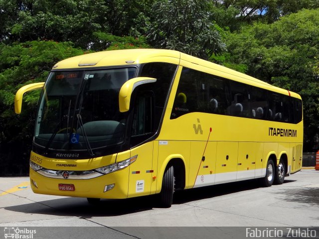 Viação Itapemirim 60755 na cidade de São Paulo, São Paulo, Brasil, por Fabricio Zulato. ID da foto: 3194903.