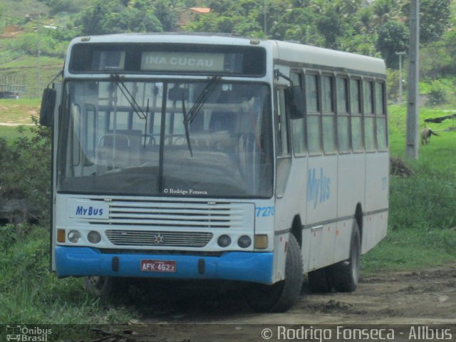 MyBus 7270 na cidade de Gameleira, Pernambuco, Brasil, por Rodrigo Fonseca. Número da foto: #3195764.