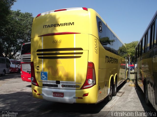 Viação Itapemirim 60661 na cidade de São Paulo, São Paulo, Brasil, por Edmilson Bandeira. Número da foto: #3195279.