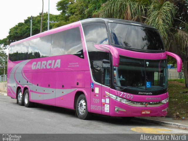Viação Garcia 7209 na cidade de São Paulo, São Paulo, Brasil, por Alexandre Rodrigo. Número da foto: #3195617.